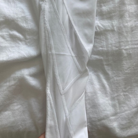 Lululemon White Mesh Leggings - Picture 4 of 4